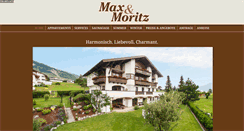 Desktop Screenshot of maxmoritz.at